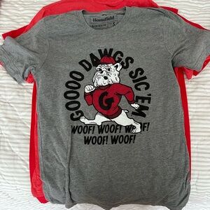 Retro Georgia Bulldogs T-Shirt (Small)
